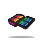 Penál 3 zipy Jumper Kapybara Music - vybavený